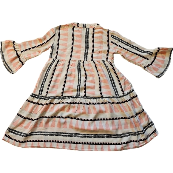 Girl long sleeve fluffy tunic dress - Picture 2 of 4